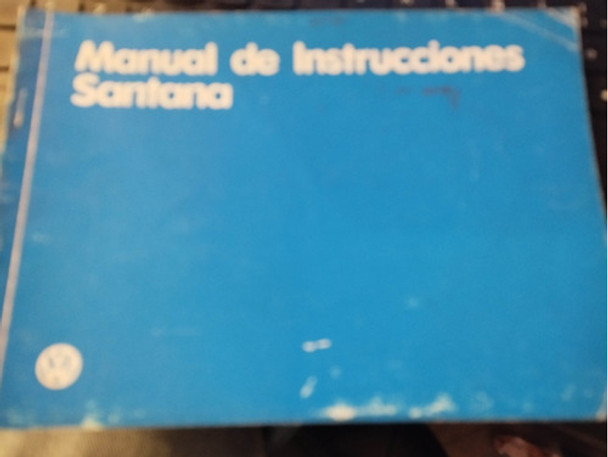 Manual De Propietario Vw Santana Original Impreso 0
