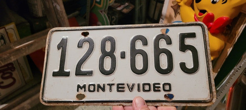 Matricula De Montevideo 128.665 0
