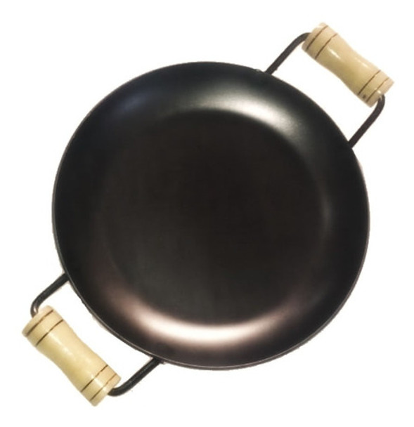 Chapa Disco Arado Ferro Fundido Alça Madeira 27cm 0 Chapa Disco Arado Ferro Fundido Alça Madeira 27cm 0