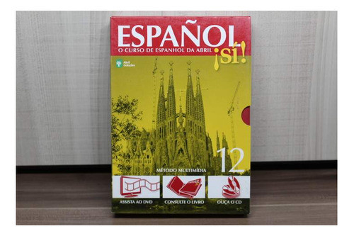 Dvd Español O Curso De Espanhol Da Abril Vol. 12 0