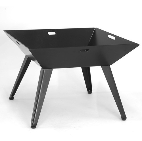 Lareira Externa Pira Tocheiro Quadrada Plus Pés 250mm Aço-pr 0
