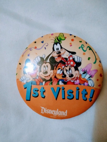Pin Prendedor Disney World Primera Visita Perfecto 0