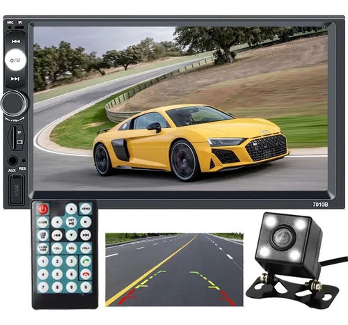 Stereo Auto Doble Din Pantalla Tactil Mirrorlink Camara Rev 0