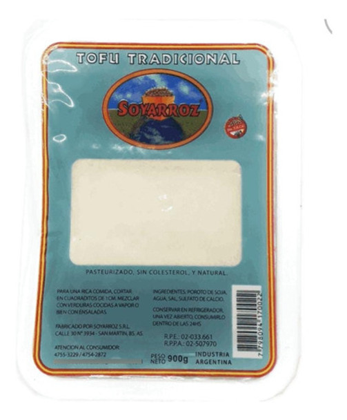 Sin Tacc - Tofu ( Producto Refrigerado )  900g. Solo Caba. 0