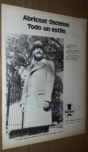 P08 Clipping Publicidad Sobretodos Oscense Año 1975 0