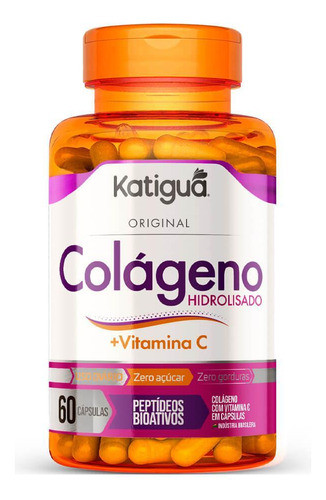 Colágeno Hidrolisado Katiguá Com 60 Cápsulas 0