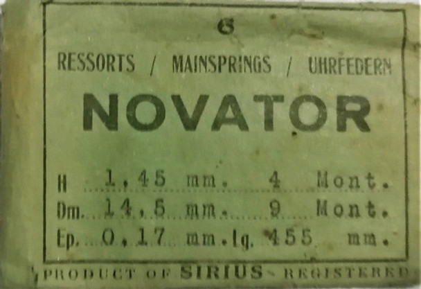 Mainspring - Cuerda Reloj Novator - Lote 2  Piezas 0