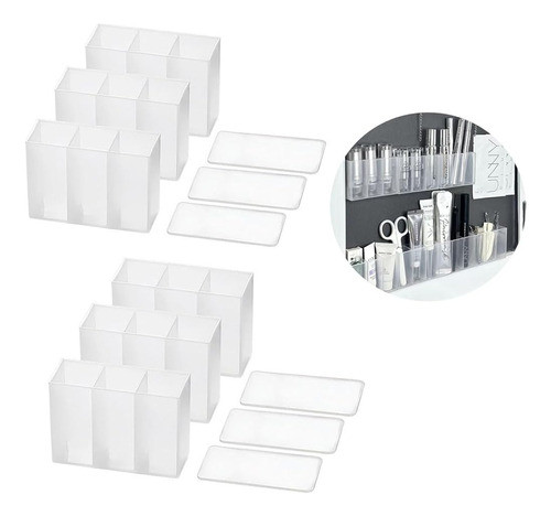Bcnyihe 6pcs Mini Caja De Almacenamiento De Montaje En Pared 0