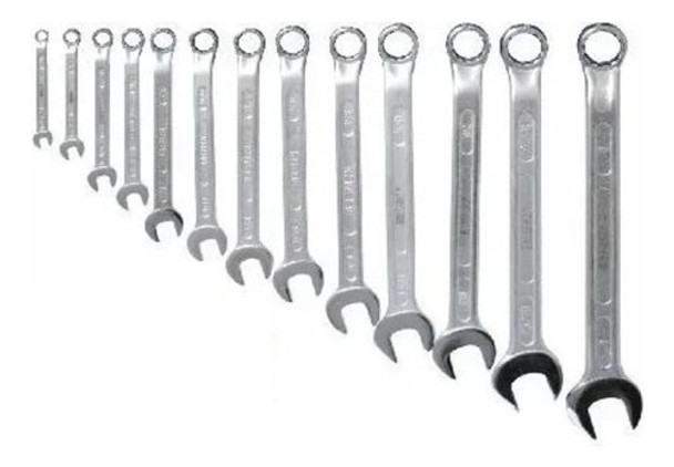 Juego De 19 Llaves Combinadas De 6mm A 24mm - Bremen 0
