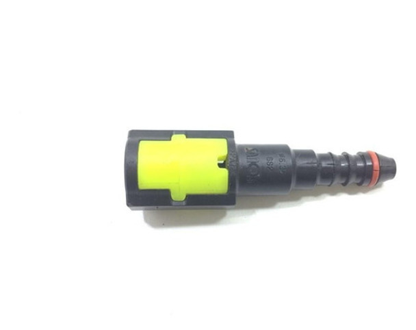 Conector Quick Combustivel Reto Amarelo 0