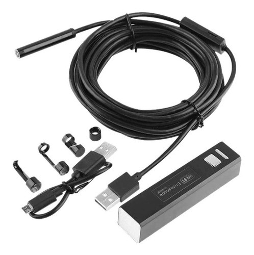 Endoscopio Boroscopio Cámara Wifi 8leds 10 Metros Tuberias 0