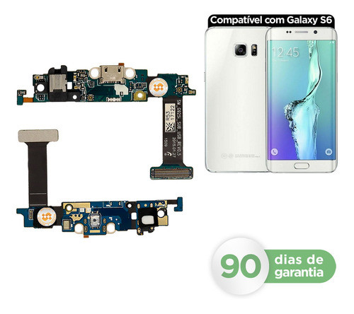 Flex De Carga Galaxy S6 Edge / G925  Compativel Samsung 0