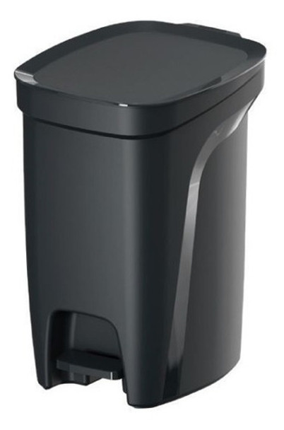 Papelera Tramontina Compact 10l Color Negro Kirkor 0