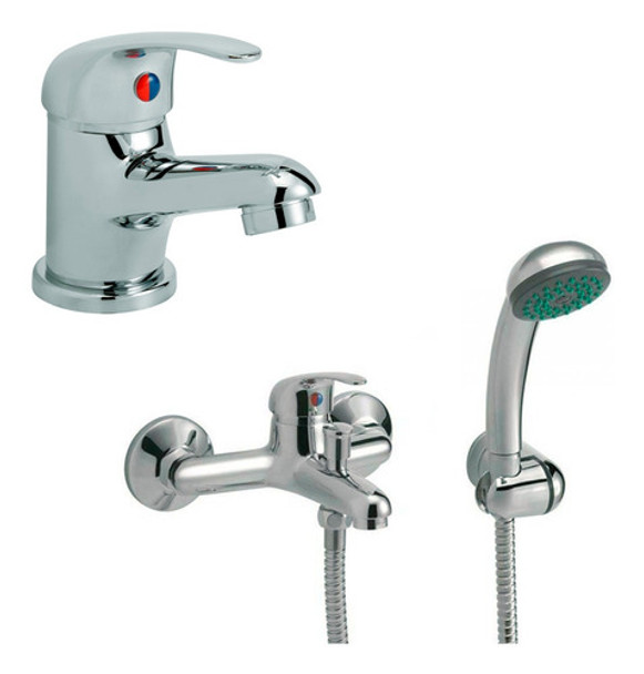 Griferia Lavatorio Ducha Peirano Lugo Monocomando 0