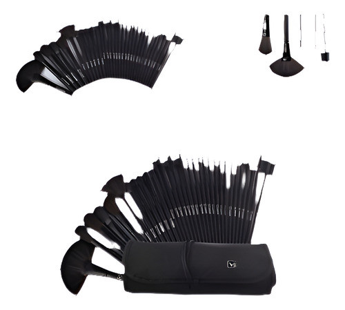 32pcs Pinceles De Maquillaje Profesional Set Fundación Delin 0