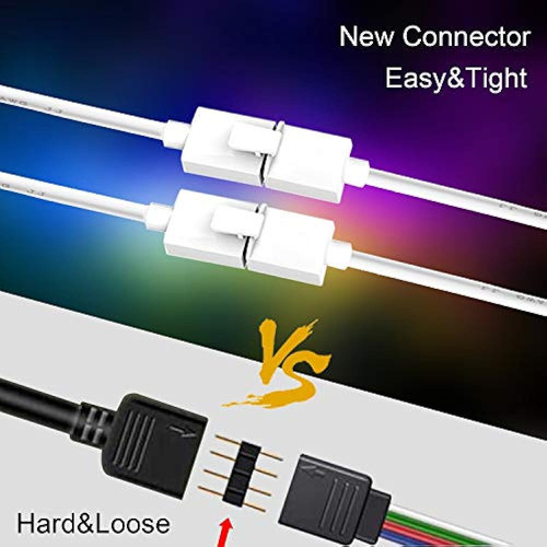 Tira De Luces Led Inteligente De 100 Pies Bluetooth, Hedynsh 0