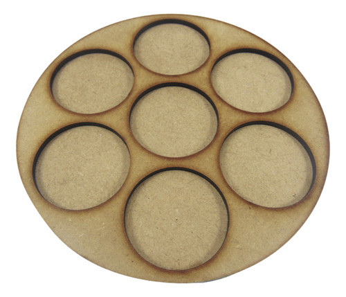 Orgonita Porta Set De Chakras Simbologia Circular En Mdf 0
