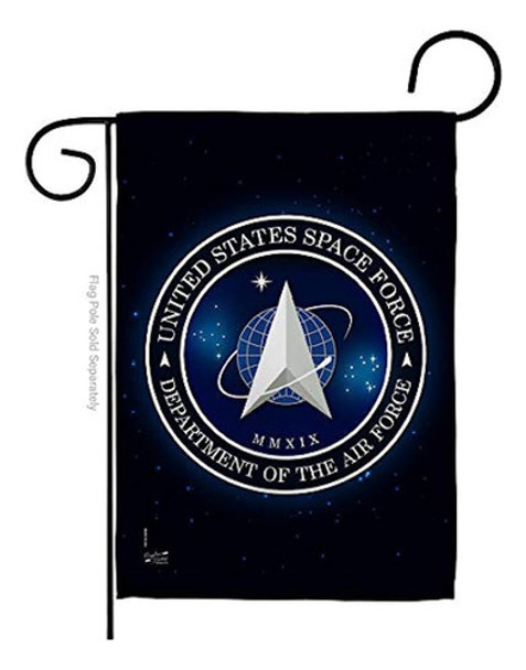 Breeze Decor Space Garden Flag Armed Forces Ussf United Stat 0