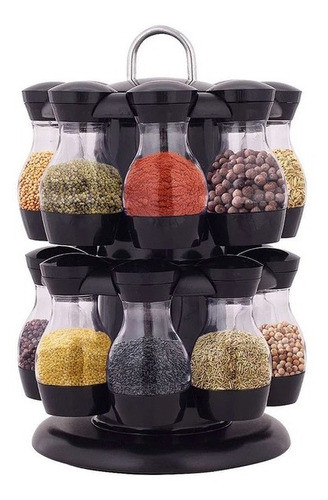 Juego De Condimentos Giratorio 16 Pcs 0