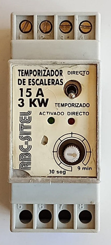Temporizador De Escalera Rbc-sitel  15a - 3kw (usado) 0