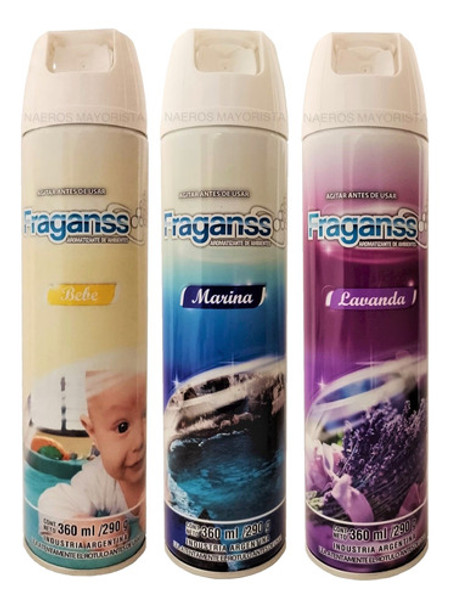 Aromatizador Fraganss Pack X12 Unid Desodorante Ambiente 0