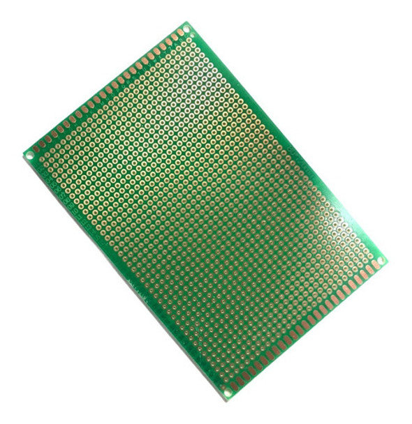 5 Unidades Placa Pcb Simple 8x12cm Experimental Perforada 0