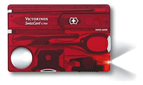 Herramienta De Bolsillo Victorinox Swisscard Lite, Ónix, 81 0