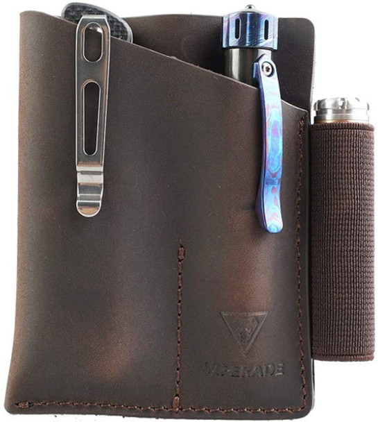 Estuche Organizador De Bolsillo Para Mini Navajas | Cuero 0