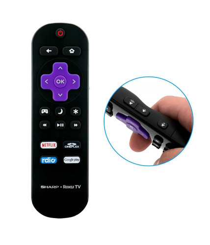 Nuevo Reemplazar Control Remoto Para Sharp Roku De Listo Tv 0
