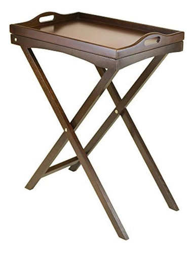Winsome Wood Devon Butler Mesa De Tv Con Bandeja Para Servir 0