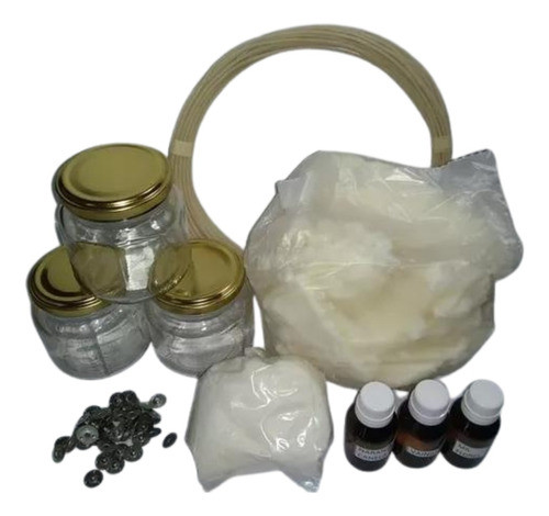 Cera De Sojax3 Kg+3 Ecencias+endurecedor +ojalillos+pabilo 0