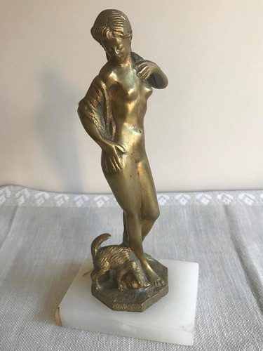 Estatuilla De Bronce Macizo 0
