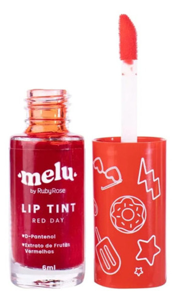 Lip Tint Vermelho Melu - By Ruby Rose 0