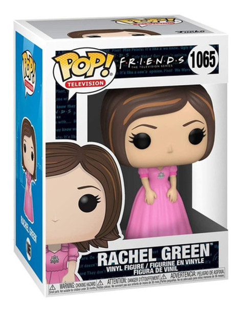 Funko Pop Friends Rachel Green Pink Dress 0