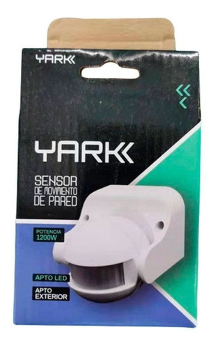 Sensor De Movimiento Pared Luz Yark X 5 Unidades 0