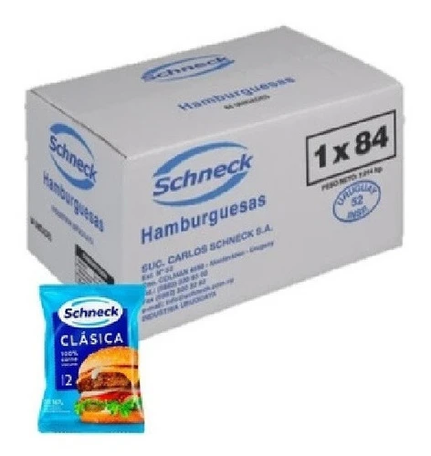 Hamburguesas Schneck X84 0