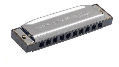 Armonica Blusera Diatonica Tono E Mi Stagg Con Estuche 0