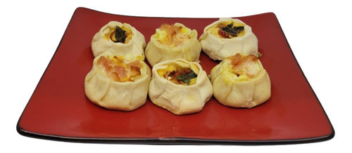 70 Mini Canastitas Vegetarianas - Caprese, Brocoli, Calabaz 0