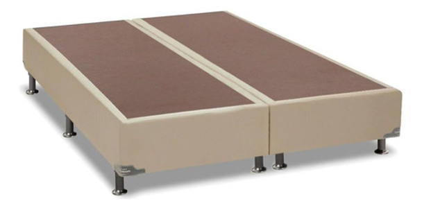 Cama Box Base King Courino Bege (186x30)ortobom 0 Cama Box Base King Courino Bege (186x30)ortobom 0