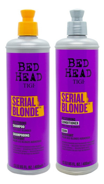 Tigi Bed Head Kit Serial Blonde Shampoo Acondicionador 400ml 0 Tigi Bed Head Kit Serial Blonde Shampoo Acondicionador 400ml 0