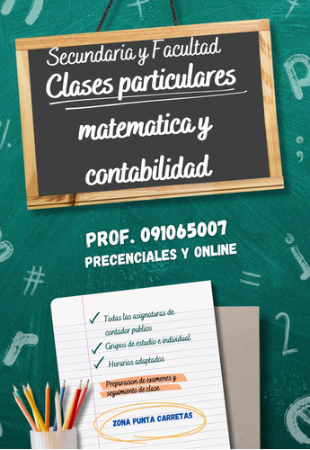 Clases De Contabilidad Y Matematicas 0