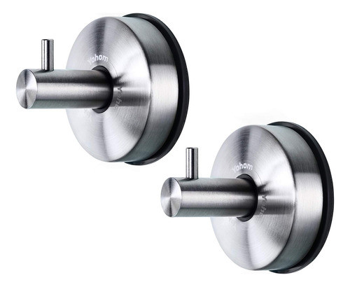 2pcs Cocina Baño Ventosa Succión Toalla Pared Gancho Perchas 0