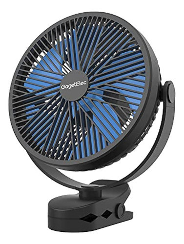 Gagetelec 8?ventilador Con Clip 10000mah Ventilador Portátil 0