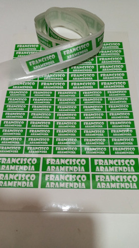 Etiquetas Y Cintas Para Ropa O Rigidos$190 0