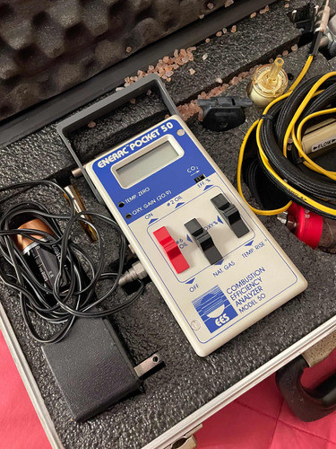 Analizador De Eficiencia De Combustion Enerac Pocket 50 0