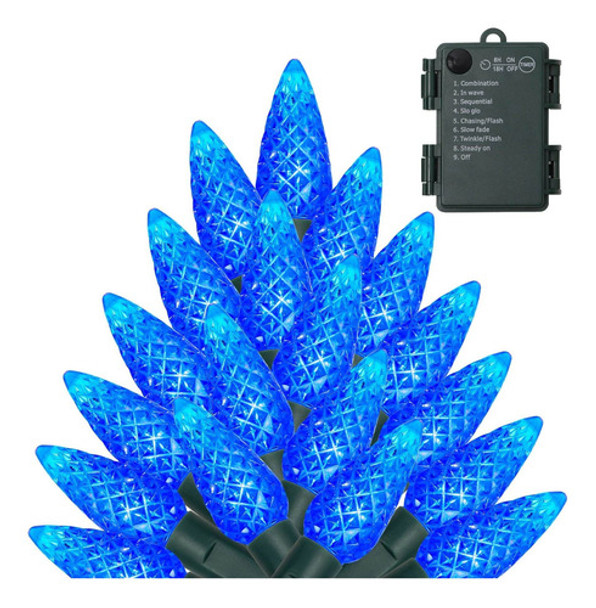 Blissun C6 - Guirnalda De Luces Led De Navidad, 50 Luces Led 0