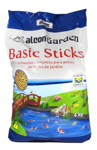 Ração Garden Basic Sticks Alcon 4kg 0