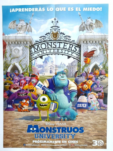 Poster Superman - Monsters University Disney - Los Germanes 0