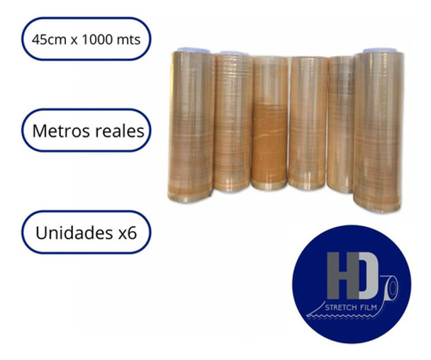 Rollo De Film Adherente De 45 X 1000. Apto Alimento. 6uds 0 Rollo De Film Adherente De 45 X 1000. Apto Alimento. 6uds 0