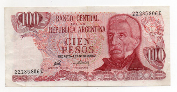 Argentina Billete 100 Pesos Ley Bottero 2402 0